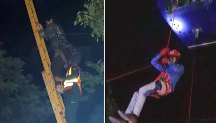 پٹریاٹہ کی چیئر لفٹوں میں پھنسے 90 افراد کو 10 گھنٹوں بعد ریسکیو کر لیا گیا