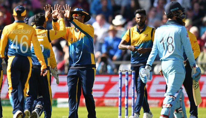 ورلڈکپ 2019: سری لنکا نے سنسنی خیز مقابلے کے بعد انگلینڈ کو شکست دیدی