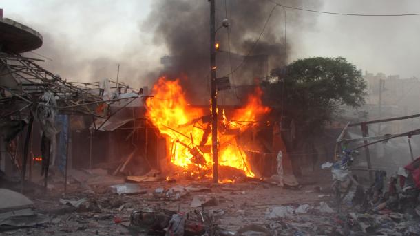 شام: اسد انتظامیہ کے جنگی طیاروں کی طرف سے حملے، 7 شہری ہلاک