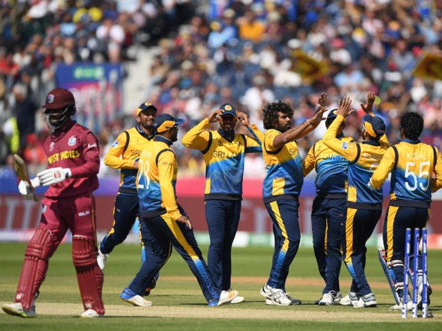 ورلڈکپ میں سری لنکا نے ویسٹ انڈیز کو شکست دیدی