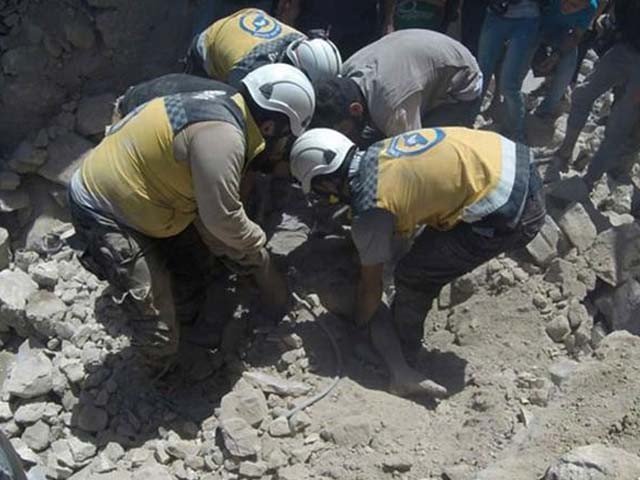 شام میں اتحادی افواج کی بمباری میں 22 شہری جاں بحق