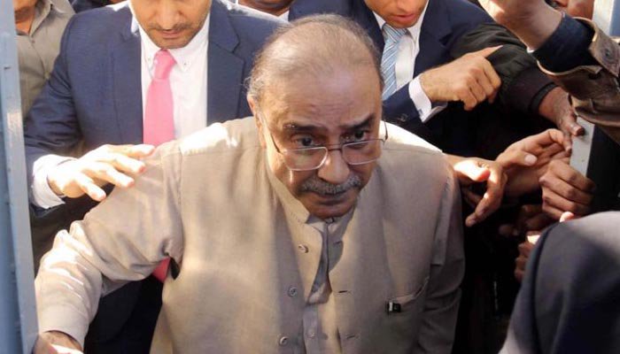 جعلی بینک اکاؤنٹس کیس: آصف زرداری کے جسمانی ریمانڈ میں 8 روز کی توسیع