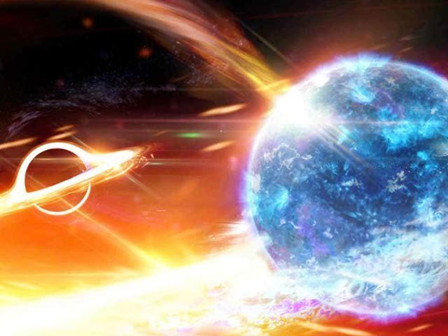 بلیک ہول اور نیوٹران ستارے کا پہلا نایاب نظارہ