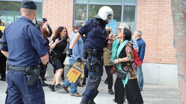 ایرانی وزیر خارجہ کی سویڈن آمد پر پُرتشدد مظاہرے، متعدد افراد گرفتار