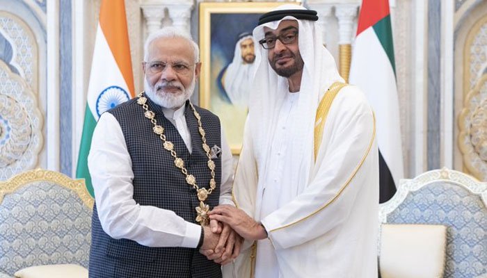 امارات نے مودی کو اعلیٰ ترین سول اعزاز سے نواز دیا