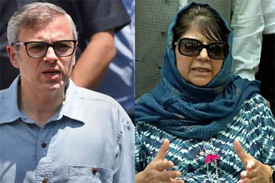 مقبوضہ وادی کے حالات مزید کشیدہ، محبوبہ مفتی اور عمر عبداللہ گرفتار