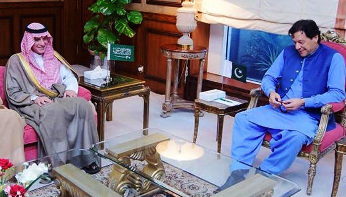 سعودی و اماراتی وزرائے خارجہ کی وزیراعظم سے ملاقات، کشمیر کی صورتحال پر گفتگو