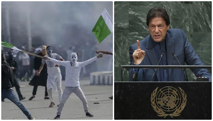 وزیراعظم عمران خان کی اقوام متحدہ میں تقریر کے بعد مقبوضہ کشمیر میں جشن