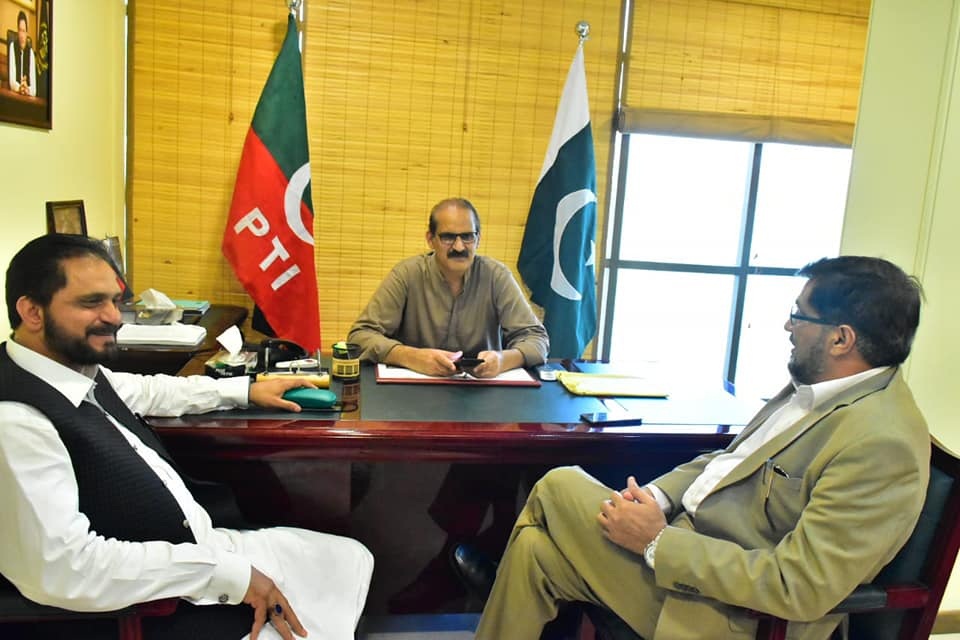 انجینئر افتخار چودھری کی پارٹی سیکرٹری جنرل عامر کیانی سے ملاقات