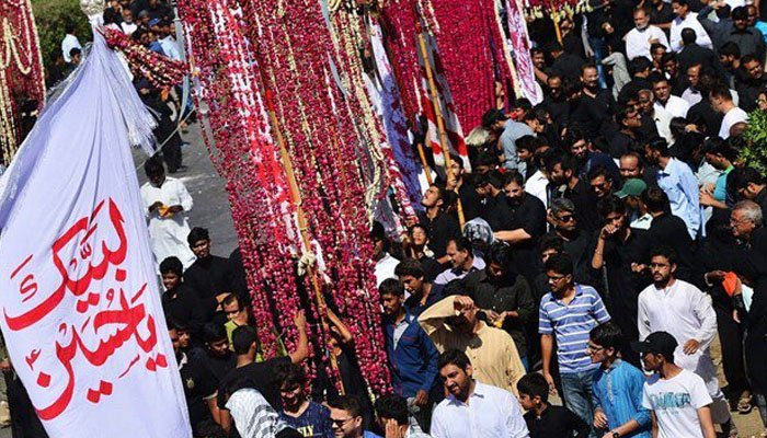 یوم عاشور: ملک بھر میں جلوس و مجالس، سیکیورٹی سخت، موبائل فون سروس معطل
