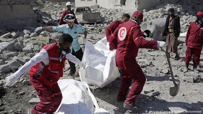 یمن: فضائی حملے میں سو سے زائد ہلاکتیں ہوئی ہیں، ریڈ کراس