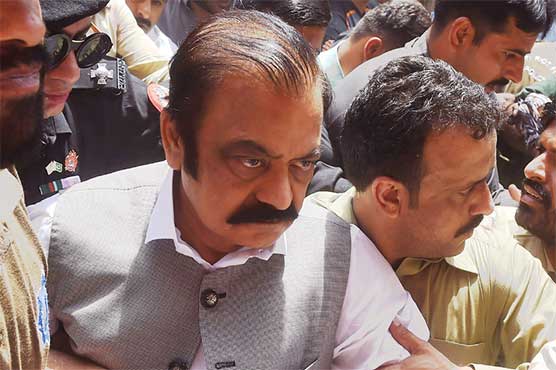 منشیات سمگلنگ کیس: گرفتار رانا ثناء نے اپنی درخواست ضمانت واپس لے لی