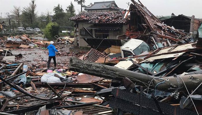 جاپان میں طوفان ہگی بس نے تباہی مچا دی، 18 افراد ہلاک متعدد زخمی