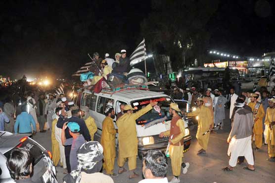 جمعیت علمائے اسلام (ف) کا آزادی مارچ اسلام آباد پہنچ گیا