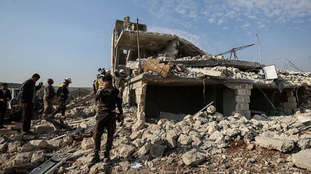 ادلیب پر روس اور اسد انتطامیہ کے حملوں کا سلسلہ بدستور جاری