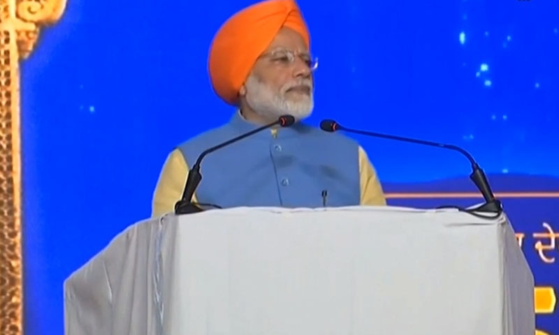 کرتار پور راہداری کھولنے پر عمران خان کا شکریہ ادا کرتا ہوں: نریندر مودی