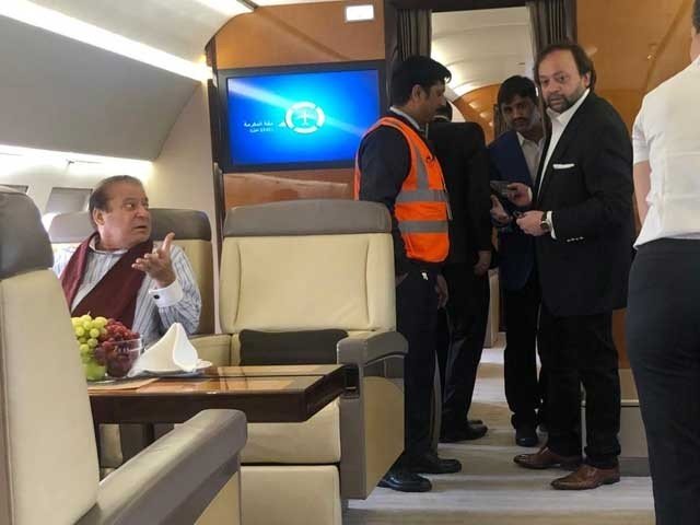 سابق وزیراعظم نواز شریف لندن پہنچ گئے