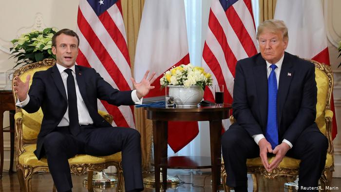 نیٹو اجلاس سے قبل ٹرمپ اور ماکروں میں تکرار