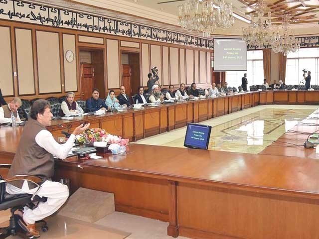 وزیراعظم کی زیرصدارت وفاقی کابینہ کا اجلاس جاری