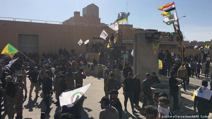 Protesters in Baghdad