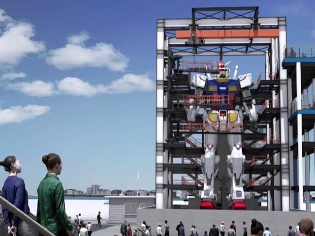 جاپان میں 60 فٹ اونچے روبوٹ کی تیاری، زورو شور سے جاری