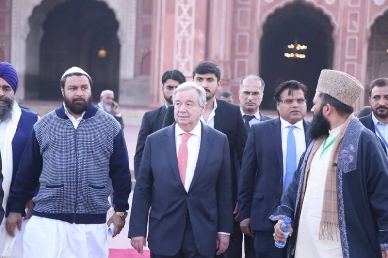 اقوام متحدہ کے سیکریٹری جنرل پاکستان کا تاریخی دورہ کر کے واپس روانہ