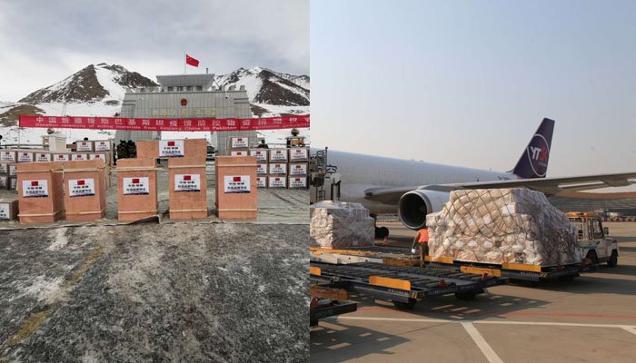 چین سے مزید 56 ہزار کورونا ٹیسٹنگ کٹس، دیگر طبی سامان پاکستان پہنچ گیا
