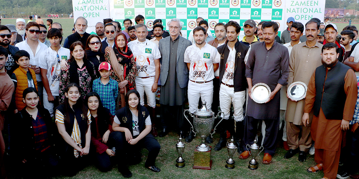 زمین نیشنل اوپن پولو چیمپئن شپ  پی بی جی رسالہ نے جیت لی