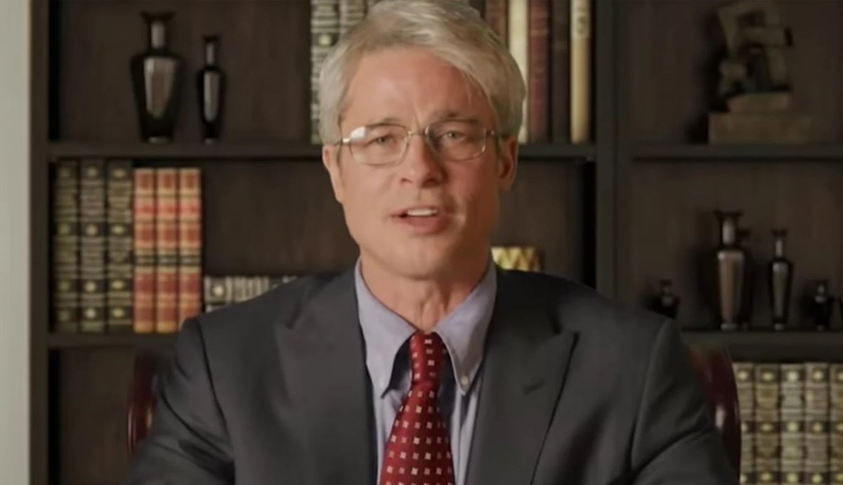 ہالی وڈ اسٹار بریڈ پٹ نے ڈاکٹر فاؤچی کا روپ دھار کر امریکی صدر کا خوب مذاق اڑایا