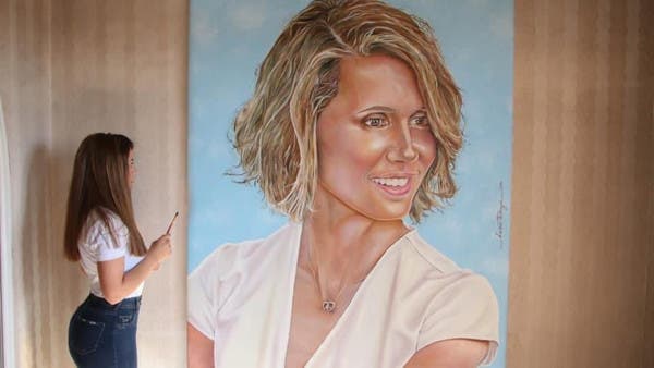 شامی خاتون اول کی پینٹنگ پر سوشل میڈیا پر ایک نئی جنگ جاری