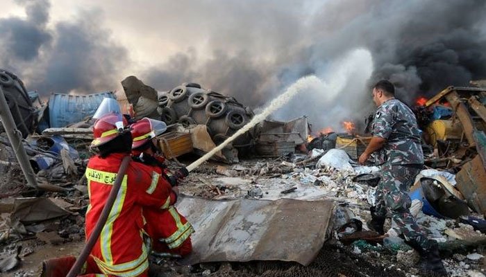 بیروت دھماکے میں پاکستانی سفارتخانے کو بھی نقصان پہنچا، ایک شہری زخمی