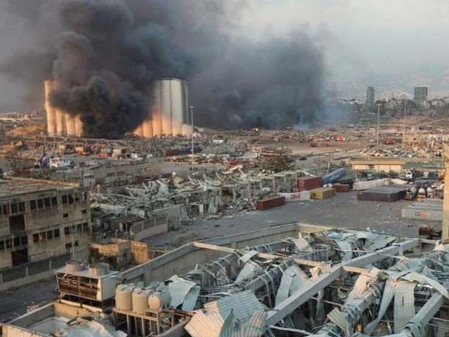 بیروت دھماکا؛ ملک میں دو ہفتوں کے لیے ہنگامی حالت کا نفاذ