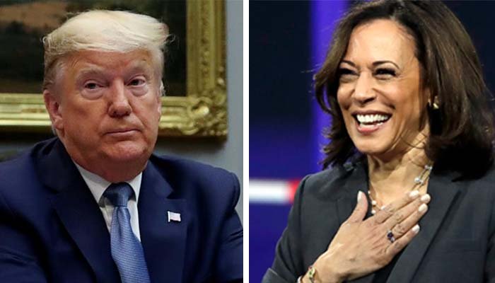 ٹرمپ نے نائب صدر کے امیدوار کیلئے کاملا ہیرس کا انتخاب ہولناک قرار دے دیا