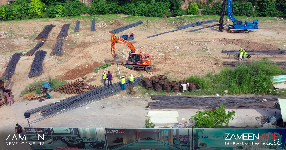 ڈی ایچ اے اسلام آباد میں زمین  ڈویلپمنٹس کے شاندار منصوبے زمین ایس مال کی تعمیرات کا آغاز