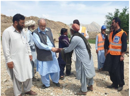 سینئر نائب صدر الخدمت فاونڈیشن سید احسان اللہ وقاص اور نائب صدر ڈاکٹر مشتاق مانگٹ کا بلوچستان کا دورہ