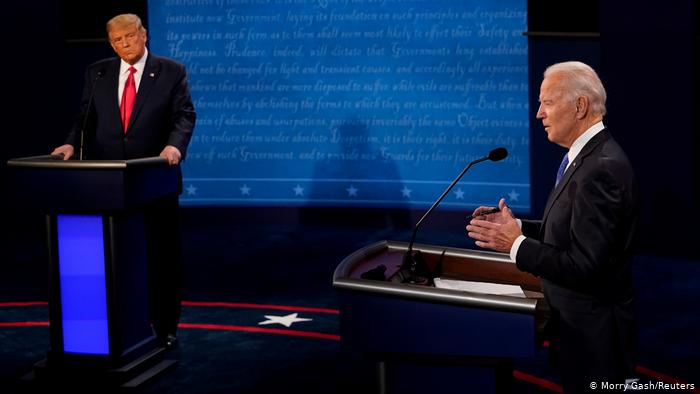 امریکی صدارتی انتخابات:آخری مباحثے میں ٹرمپ اور بیڈن کے مابین زوردار تکرار
