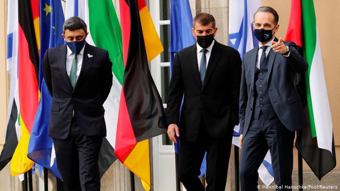 اسرائیل اور امارات کے وزرائے خارجہ کی برلن میں تاریخی ملاقات