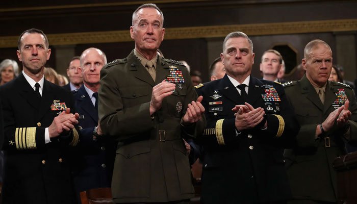 امریکا کی عسکری قیادت کورونا کی وجہ سے قرنطینہ ہو گئی