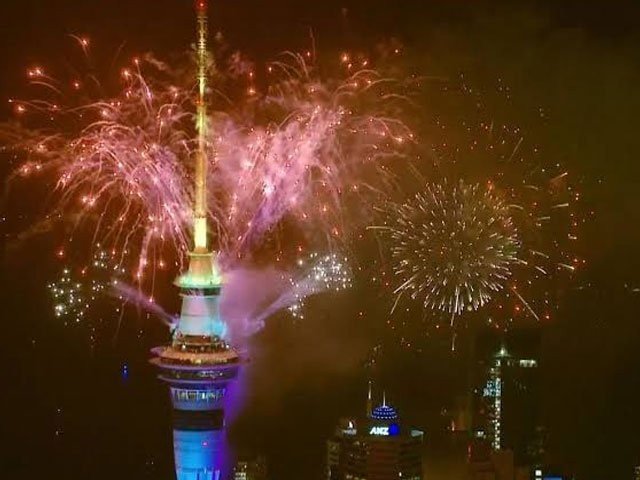 نیوزی لینڈ میں نئے سال کا آغاز ہو گیا