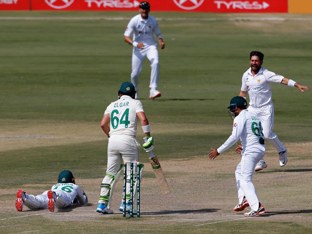 راولپنڈی ٹیسٹ؛ ہدف کے تعاقب میں جنوبی افریقا نے ایک وکٹ پر 127 رنز بنالیے