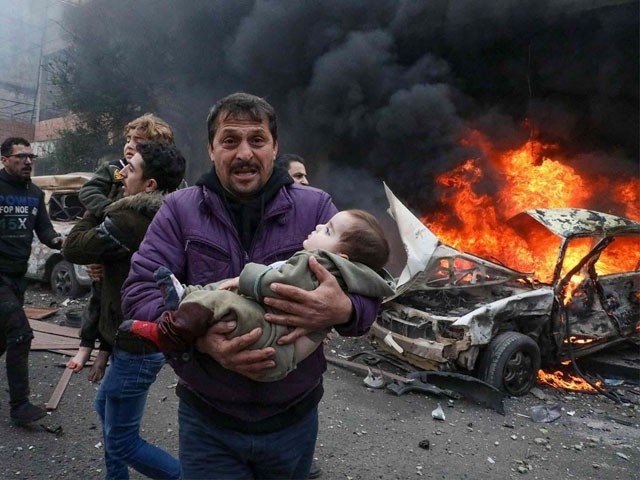 شام میں دو کار بم دھماکوں میں بچوں سمیت 13 افراد ہلاک