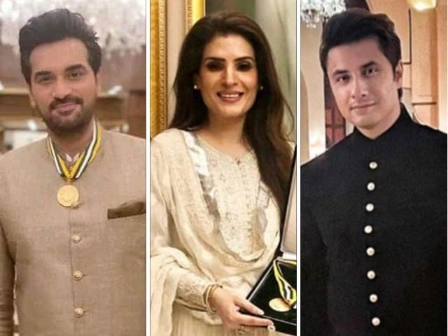 علی ظفر، ریشم اور ہمایوں سعید سمیت فنکاروں کے لیے قومی اعزازات