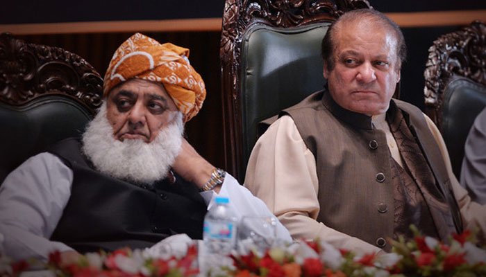 پیپلزپارٹی آئی تو ٹھیک ورنہ پی ڈی ایم لائحہ عمل دیگی، نواز اور فضل الرحمان میں اتفاق