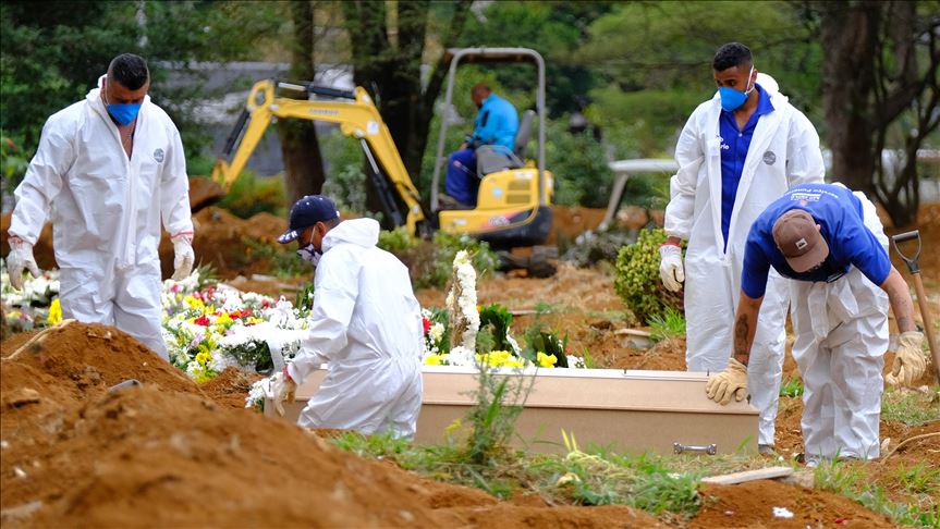 برازیل، کورونا سے ایک دن میں چار ہزار سے زائد اموات