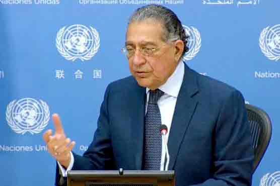 کشمیر کی صورتحال بین الاقوامی امن و سلامتی کیلئے خطرہ ہے: منیر اکرم