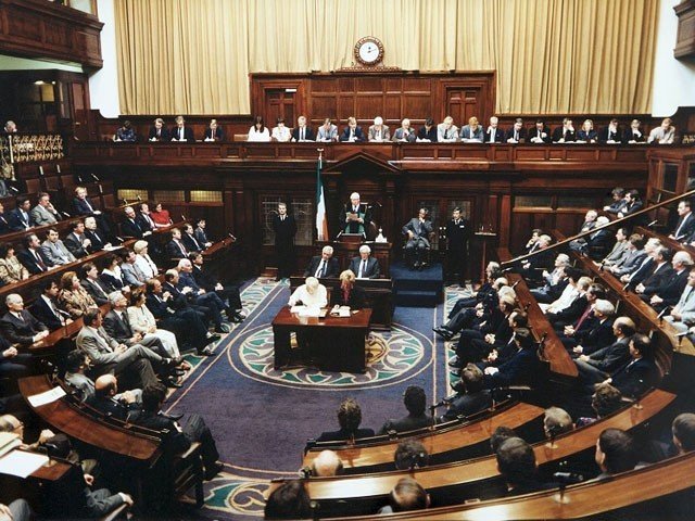 اسرائیل نے جبری طور پر فلسطینیوں کی زمین پر قبضہ کیا ہوا ہے، آئرش پارلیمنٹ