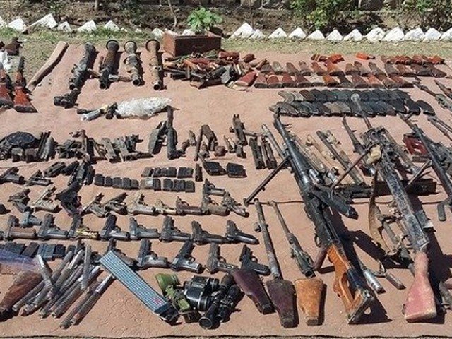 وادی تیرہ میں سیکیورٹی فورسز کی کارروائی، بھاری ہتھیار اور گولا بارود برآمد