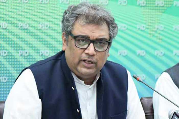 ساحل پر دھنسنے والا بحری جہاز کے پی ٹی کی حدود میں داخل نہیں ہوا: علی زیدی