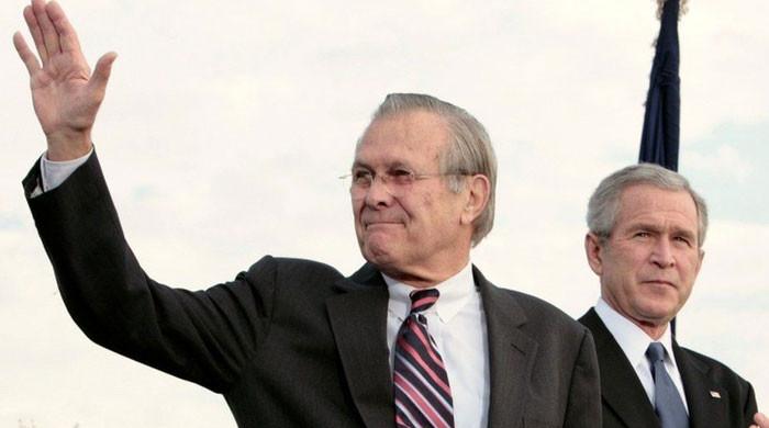 عراق، افغانستان جنگ شروع کرنیوالے سابق امریکی وزیر دفاع انتقال کر گئے