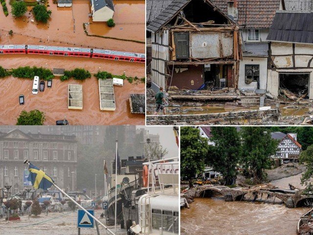 جرمنی اور بیلجیئم میں طوفانی بارشوں سے ہلاکتوں کی تعداد 92 ہو گئی
